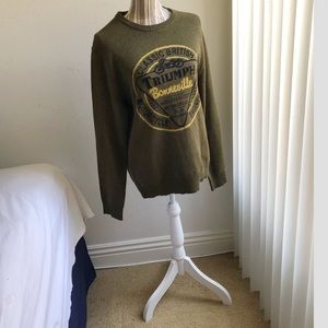 Lucky Brand Triumph Bonneville Sweater